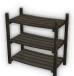 Деревянные полки