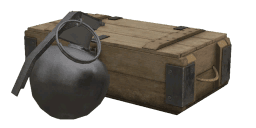 Ящик кустарных осколочных гранат